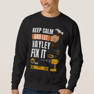 Sweatshirt Restez Calme Et Laissez Hayley Le Corriger Handyma