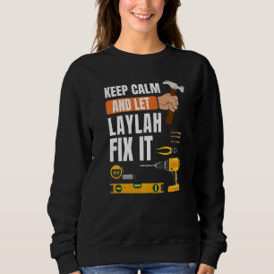 Sweatshirt Restez Calme Et Laissez Laylah Le Corriger Handyma