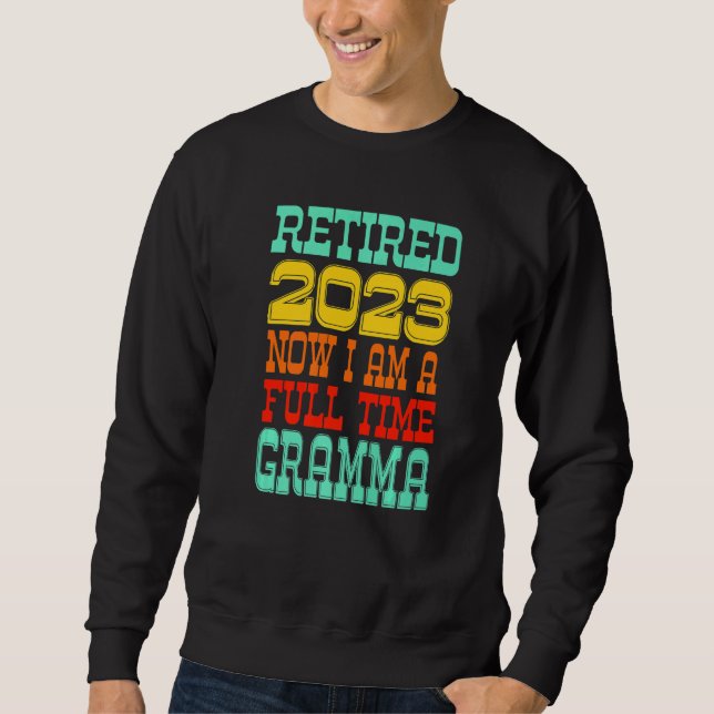 Sweatshirt Retired Gramma 2023 (Devant)