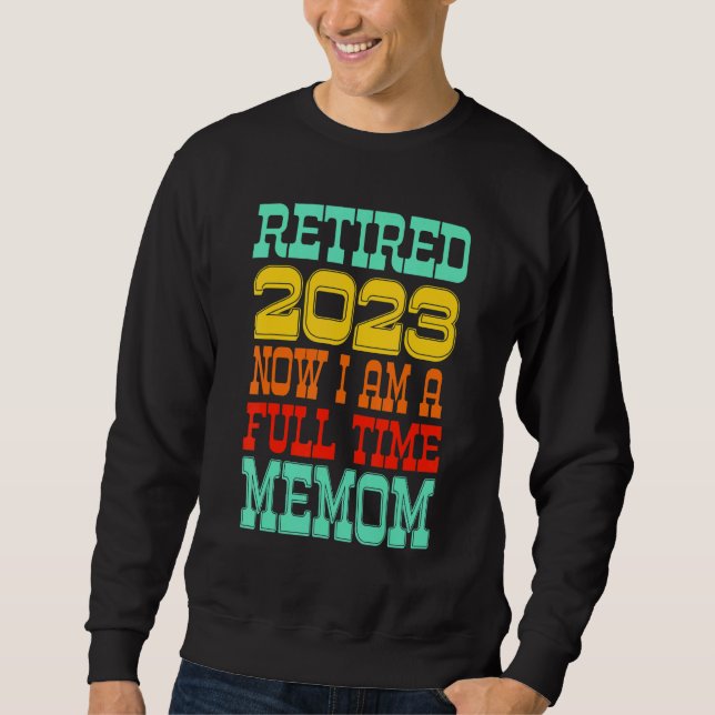 Sweatshirt Retired Memom 2023 (Devant)