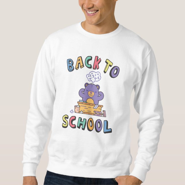 Sweatshirt Retour à l'école (Devant)