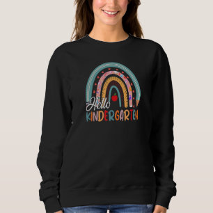 Sweatshirt Retour à l'école Bonjour maternelle 1er jour de l'