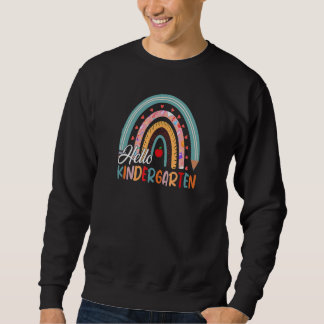 Sweatshirt Retour à l'école Bonjour maternelle 1er jour de l'