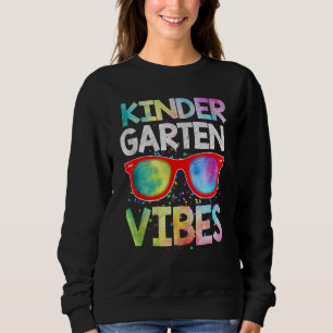 Sweatshirt Retour À L'École Maternelle Vibes 1er Jour Enseign