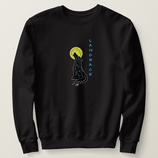 Sweatshirt Retour arrière - Loup (Design devant)