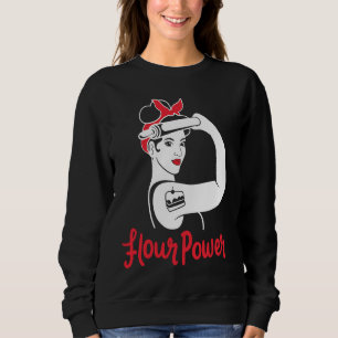 Sweatshirt Retour Boulanger Pâtisserie Joie Dicton Farine Pu