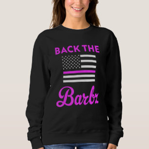 Sweatshirt Retour Le Drapeau Barbz Amour Barbs Ventilateur Lo