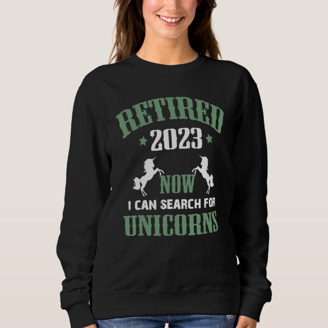 Sweatshirt Retraité 2023 Maintenant je peux chercher des lico (Devant)