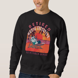 Sweatshirt Retraite de la direction des médias Retraite Vinta