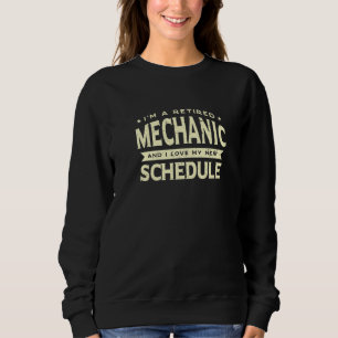 Sweatshirt Retraité Mécanique Amour Mon Nouveau Programme Gra