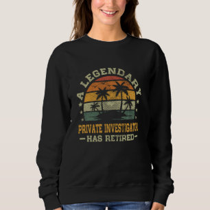 Sweatshirt Retraite Un Chercheur Privé Légendaire A Ré