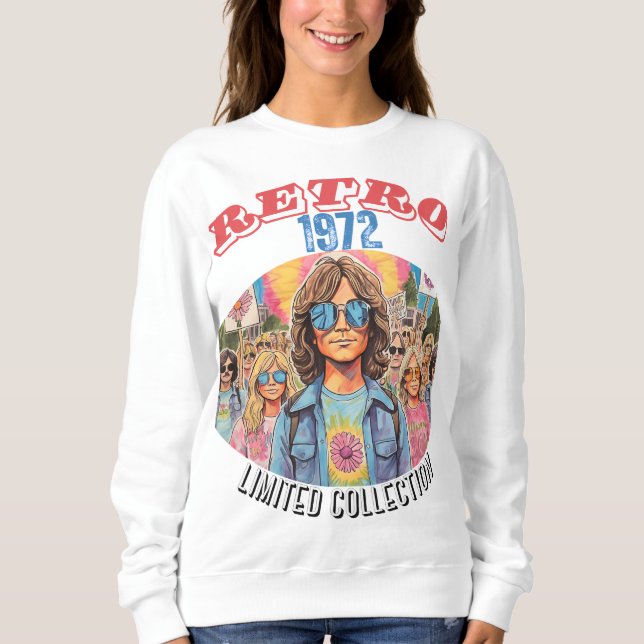 SWEATSHIRT RETRO 1972 - RETRO REVIVAL (COLLECTION LIMITÉE) (Devant)