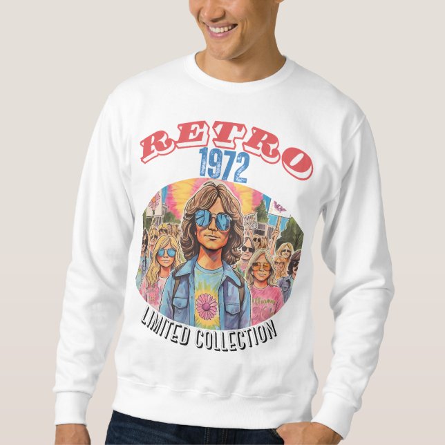 SWEATSHIRT RETRO 1972 - RETRO REVIVAL (COLLECTION LIMITÉE) (Devant)