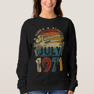 Sweatshirt Retro 50 ans 50e anniversaire Vintage Retro Jul