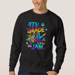 Sweatshirt Rétro 80s 4e année est mon jam cassette retour à l