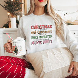 Sweatshirt Retro Christmas Disant