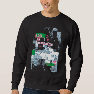 Sweatshirt Retro Computer Glitch Geek Programmer Erreur Nerd 