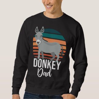 Sweatshirt Retro Donkey Dad Donkey  Animal Farm
