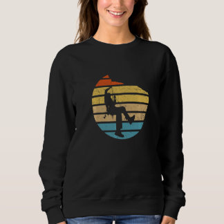 Sweatshirt Retro Graphic Climbing Bouldering Rock Climber Mou