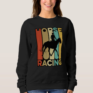 Sweatshirt Retro Graphic Horse Lover Equestrian Rider Horses 