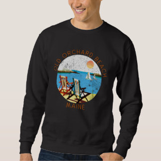 Sweatshirt Retro Old Orchard Beach Souvenir  Vintage Beach Va