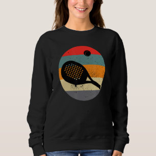 Sweatshirt Retro Padel Tennis, Padel Tennis, Padel Trainer