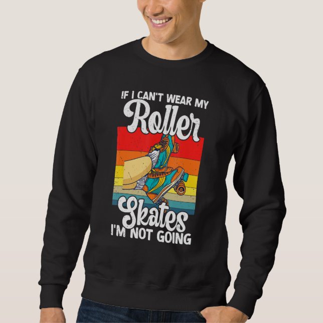 Sweatshirt Retro Rollerskates 80's Derby Roller Skating for T (Devant)