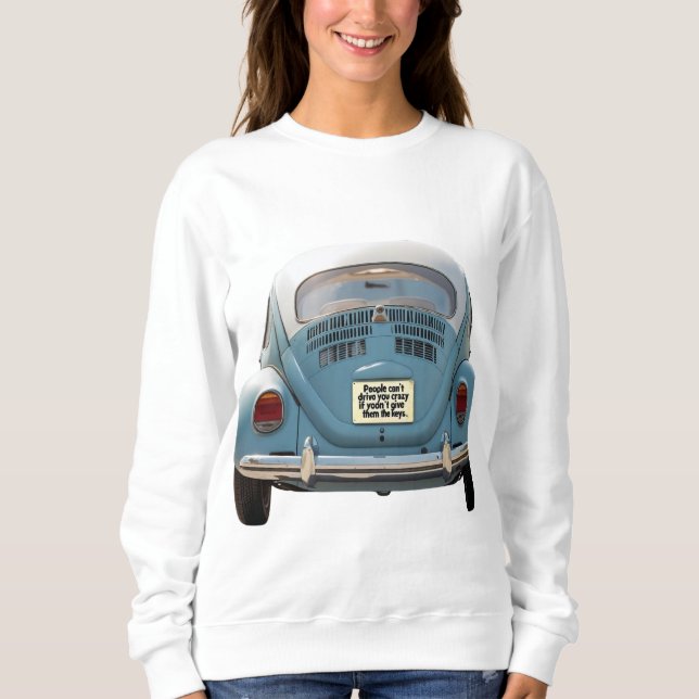 Sweatshirt retro style beetle shirt (Devant)