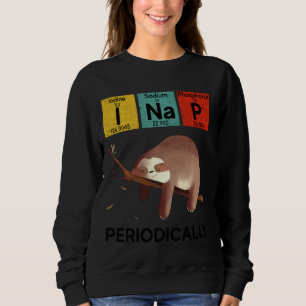 Sweatshirt Retro Vintage I Nap Périodiquement drôle Sloth Che