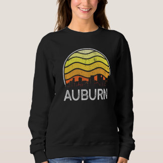 Sweatshirt Retro Washington Auburn Visitors Skyline Vintage U