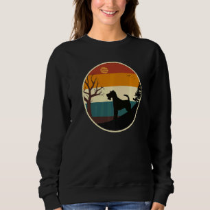 Sweatshirt Retro Wire Fox Terrier Graphiste Chien Wire Fox Te