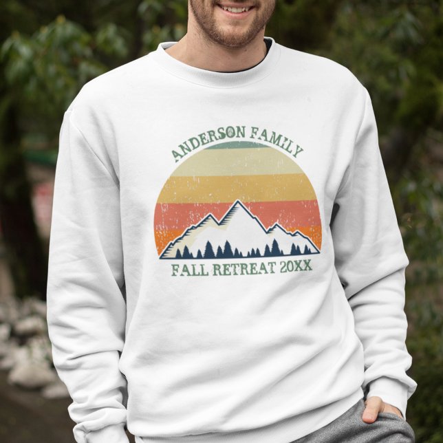 Sweatshirt Retrouvailles familiales Retraite d'automne person (Créateur téléchargé)