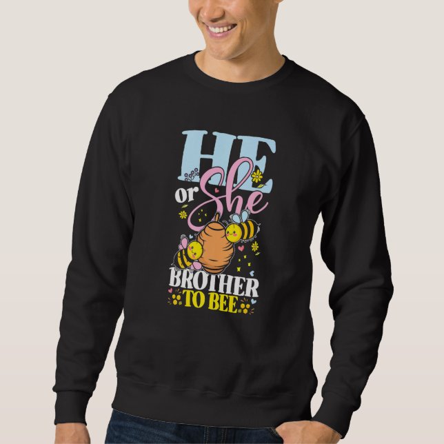 Sweatshirt Révéler Son Frère Pour Un Bab Correspondant (Devant)