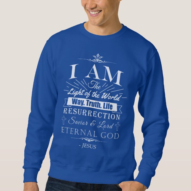 Sweatshirt Revendications bibliques Extraordinaires de Jésus  (Devant)