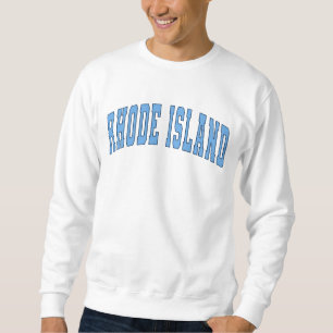 Sweatshirt Rhode Island Vintage Varsity College Style