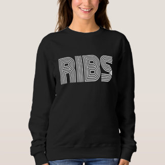 Sweatshirt Ribs Food Retro les années 70 80s