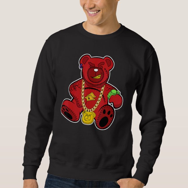 Sweatshirt Rich Bear What The 5s Matching (Devant)