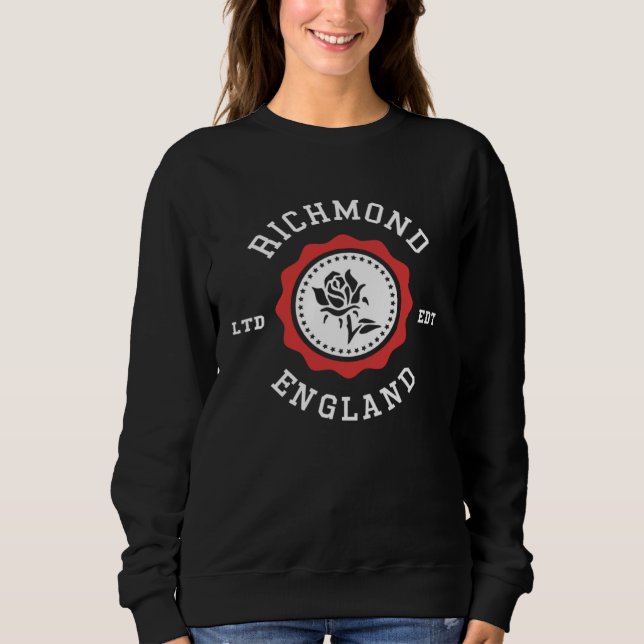 Sweatshirt RICHMOND England Rose Badge (Devant)
