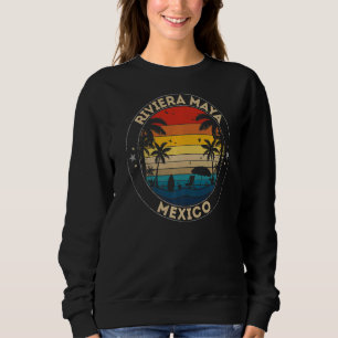 Sweatshirt Riviera Maya Souvenir Mexique Rappel