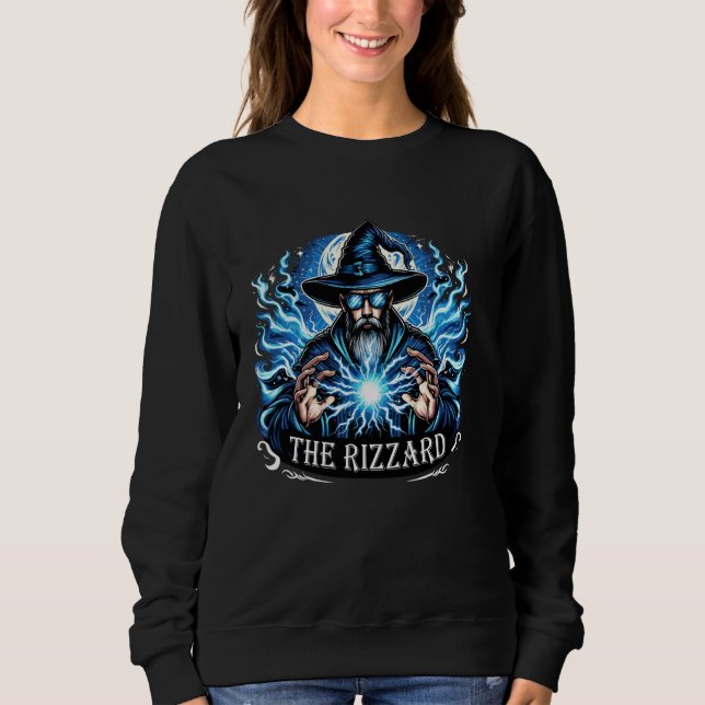 Sweatshirt Rizzard Funny Rizz Wizard Spells (Devant)