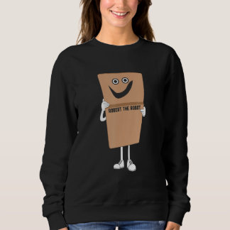 Sweatshirt Robert The Robot Box Character Kid Drawn Imaginati