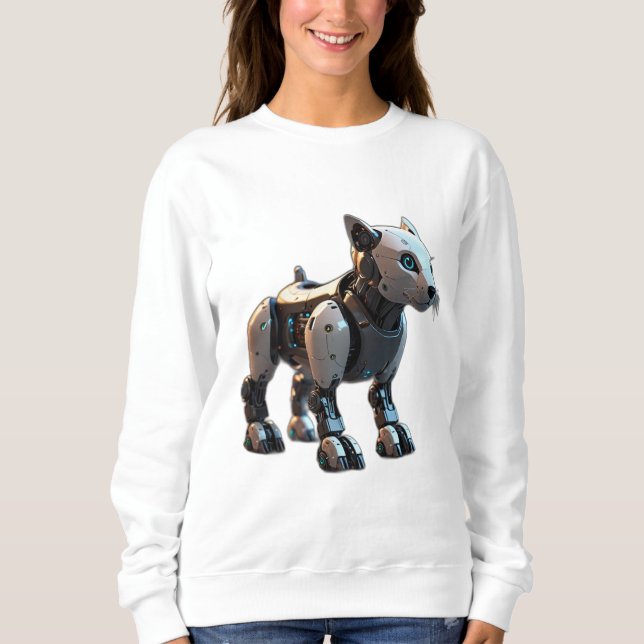 Sweatshirt robot chien (Devant)