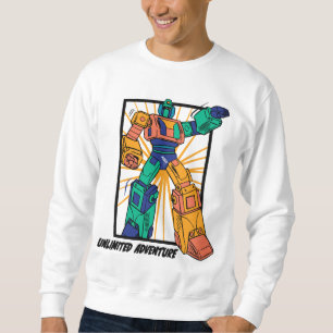 Sweatshirt Robot Guerrier Géant : Aventure Illimitée
