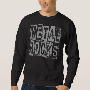Sweatshirt Roches en métal