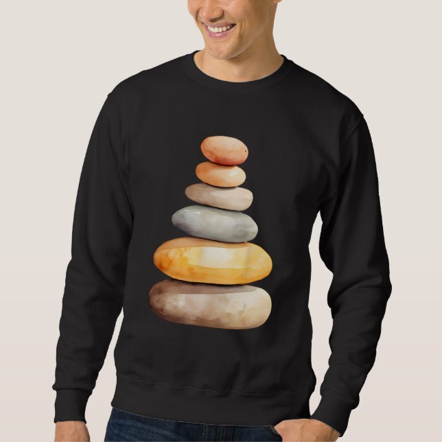 Sweatshirt Rock Stacker Rock Balancing Rock Stack Rock Stack  (Devant)