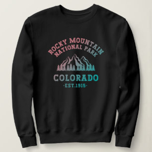 Sweatshirt Rocky Mountain National Park Colorado USA Gradient