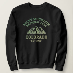 Sweatshirt Rocky Mountain National Park Colorado USA Gradient