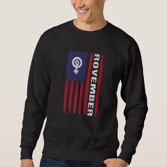 Sweatshirt Roevember American Flag (Devant)