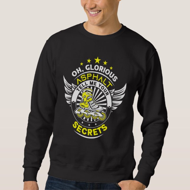 Sweatshirt Roller Skate Design Lames à rouleaux Skin Stuff In (Devant)