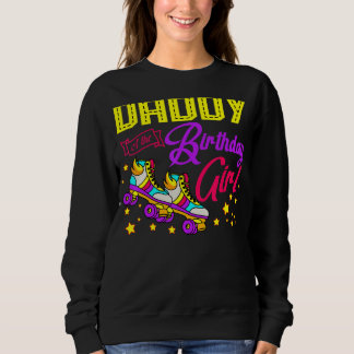 Sweatshirt Roller Skates Patinage Papa De L'Anniversaire Fill